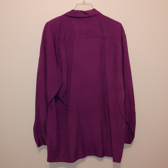 B MAX 100% silk vintage men's button-down EUC - Picture 2 of 4